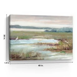 Canvas Art-Kirkland's Home Early Morning Magic Giclee Canvas Print, 48X36 In. Green/Tan
