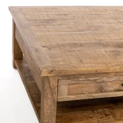 Coffee Tables-Kirkland's Home Easton Mango Wood Coffee Table Brown