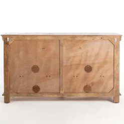 Cabinets & Sideboards-Kirkland's Home Easton Mango Wood 4-Door Cabinet