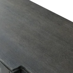 Cabinets & Sideboards-Kirkland's Home Eleanora Wood 4-Door Sideboard Gray