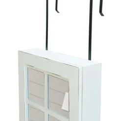Armoires-Kirkland's Home Eloise Armoire Jewelry Mirror White