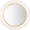 Decorative Mirrors-Kirkland's Home Elsie Gold Abstract Wall Mirror