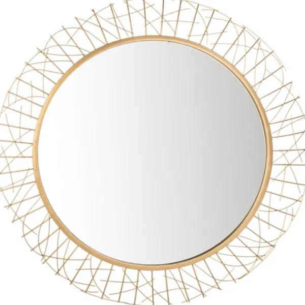 Decorative Mirrors-Kirkland's Home Elsie Gold Abstract Wall Mirror