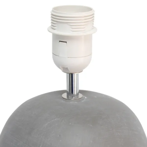 Table Lamps-Kirkland's Home Emma Concrete Table Lamp With Shade Gray