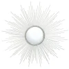 Decorative Mirrors-Kirkland's Home Emme Silver Sunburst Wall Mirror