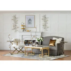 Wall Plaques-Kirkland's Home En Branches And Birds Metal Wall Plaque Gold