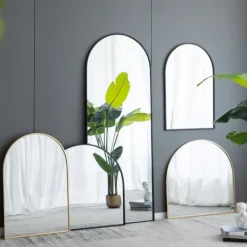 Decorative Mirrors-Kirkland's Home En Wide Arched Wall Mirror Gold