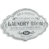 Wall Quotes & Signs-Kirkland's Home Enamel Laundry Room Wall Plaque White/Black