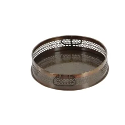Decorative Trays-Kirkland's Home Engraved Metal Mandala Trays, Set Of 2 Brown