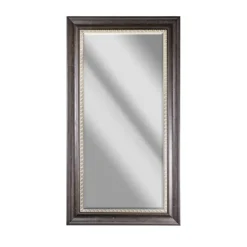 Full Length & Floor Mirrors-Kirkland's Home Espresso Framed Leaner Mirror