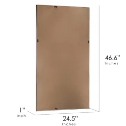 Full Length & Floor Mirrors-Kirkland's Home Espresso Framed Leaner Mirror