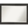 Framed Mirrors-Kirkland's Home Espresso Plank Beveled Mirror