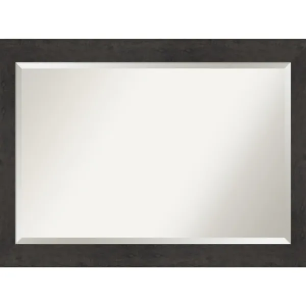 Framed Mirrors-Kirkland's Home Espresso Plank Beveled Mirror