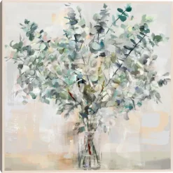 Canvas Art-Kirkland's Home Essential S I Framed Canvas Print, 35X35 In. Green
