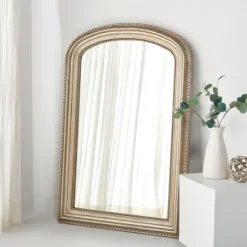 Decorative Mirrors-Kirkland's Home Estefania Silver Arched Wall Mirror