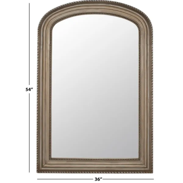 Decorative Mirrors-Kirkland's Home Estefania Silver Arched Wall Mirror