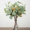 Arrangements & Greenery-Kirkland's Home Eucalyptus And Baby'S Breath Arrangement In Vase Green/Yellow