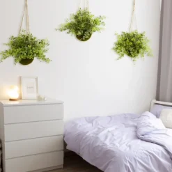 Arrangements & Greenery-Kirkland's Home Eucalyptus And Berry Hanging Baskets, Set Of 3 Green