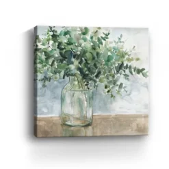 Canvas Art-Kirkland's Home Eucalyptus Bouquet Giclee Canvas Print, 40X40 In. Green/Multi