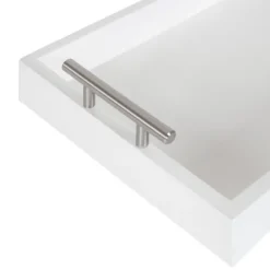 Decorative Trays-Kirkland's Home Evelyn Narrow Decorative Tray White