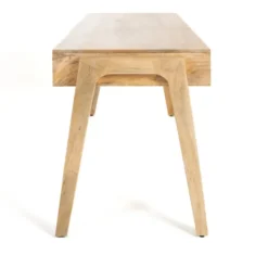 Office Furniture-Kirkland's Home Everett Mango Wood Desk Brown