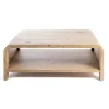 Coffee Tables-Kirkland's Home Everson Wood Coffee Table Tan