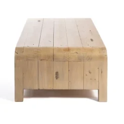 Coffee Tables-Kirkland's Home Everson Wood Coffee Table Tan