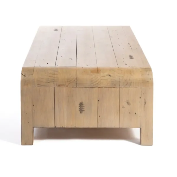 Coffee Tables-Kirkland's Home Everson Wood Coffee Table Tan