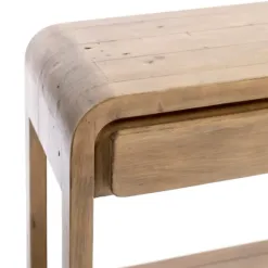 Console Tables-Kirkland's Home Everson Wood Console Table Tan