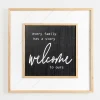 Wall Quotes & Signs-Kirkland's Home Every Family Has A Story Wall Plaque Black/White