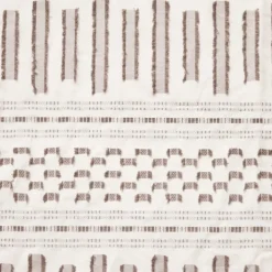Shower Curtains-Kirkland's Home Eyelash Fringe Shower Curtain Ivory