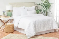Comforters-Kirkland's Home Eyelash 5-Pc. King Comforter Set White