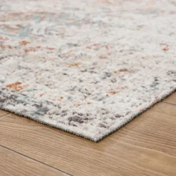 Outdoor Rugs-Kirkland's Home Faded Turkish Indoor/Outdoor Area Rug, 5X7 Ivory