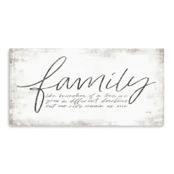 Wall Quotes & Signs-Kirkland's Home Family Branches Canvas Art Print, 60X30 In. White