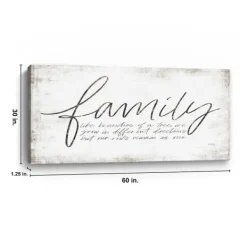 Wall Quotes & Signs-Kirkland's Home Family Branches Canvas Art Print, 60X30 In. White