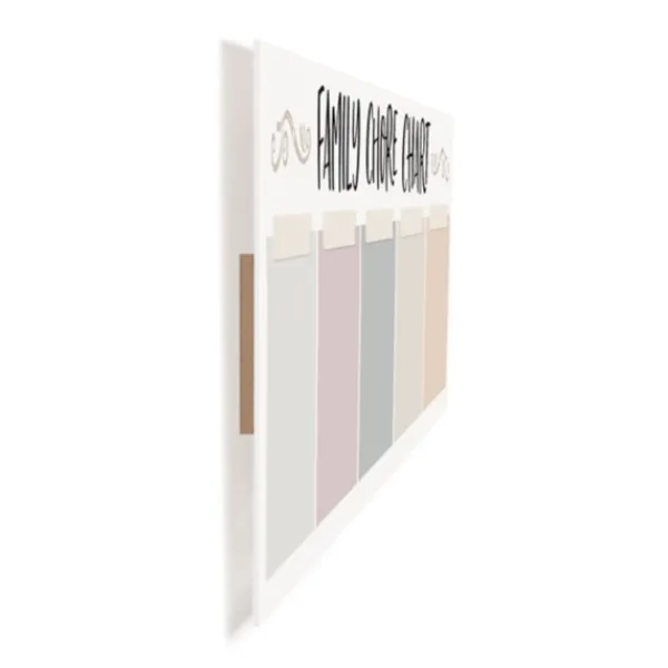 Wall Storage-Kirkland's Home Family Chore Acrylic Dry Erase Board White