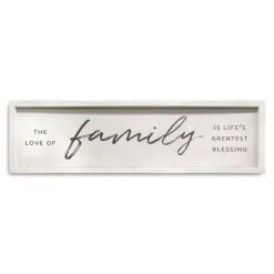 Wall Quotes & Signs-Kirkland's Home Family Framed Wall Plaque White