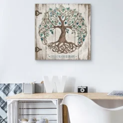 Wall Quotes & Signs-Kirkland's Home Family Is The Heart Of Our Home Canvas Art Print Multi
