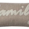 Pillows-Kirkland's Home Family Jute Accent Pillow Tan