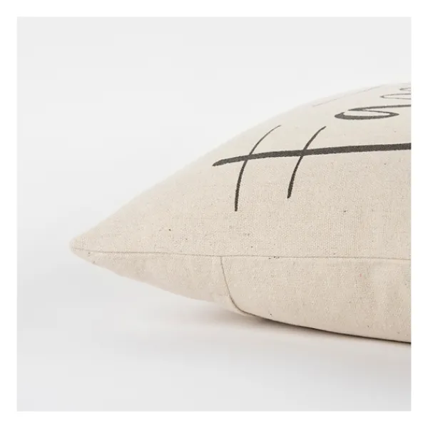 Pillows-Kirkland's Home Family Where Love Never Ends Pillow Tan/Black