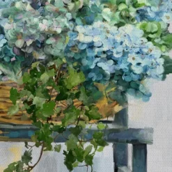 Canvas Art-Kirkland's Home Farmhouse Hydrangeas Canvas Art Print Multi