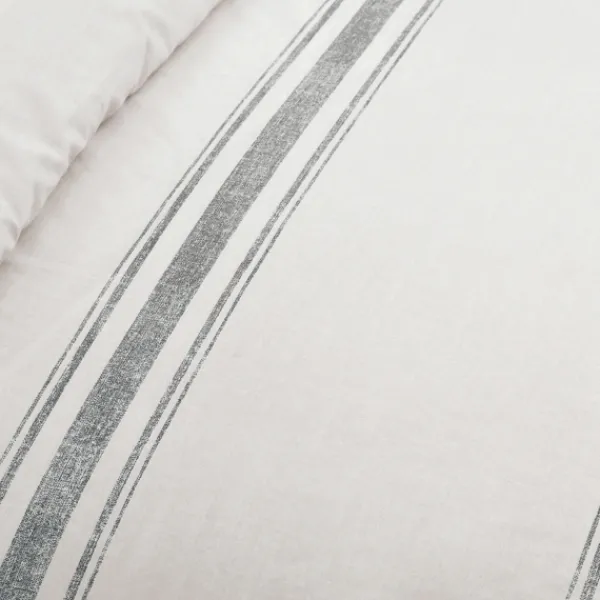 Duvets-Kirkland's Home Farmhouse Stripe 2-Pc. Twin Xl Duvet Set Gray