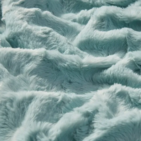 Blankets & Throws-Kirkland's Home Faux Fur Oversized Throw Green