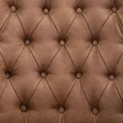 Accent Chairs-Kirkland's Home Faux Leather Classic Accent Chair Brown