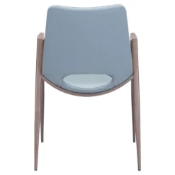 Dining Chairs-Kirkland's Home Faux Leather Cutout Dining Chairs, Set Of 2 Blue