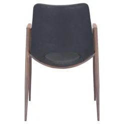 Dining Chairs-Kirkland's Home Faux Leather Cutout Dining Chairs, Set Of 2 Black
