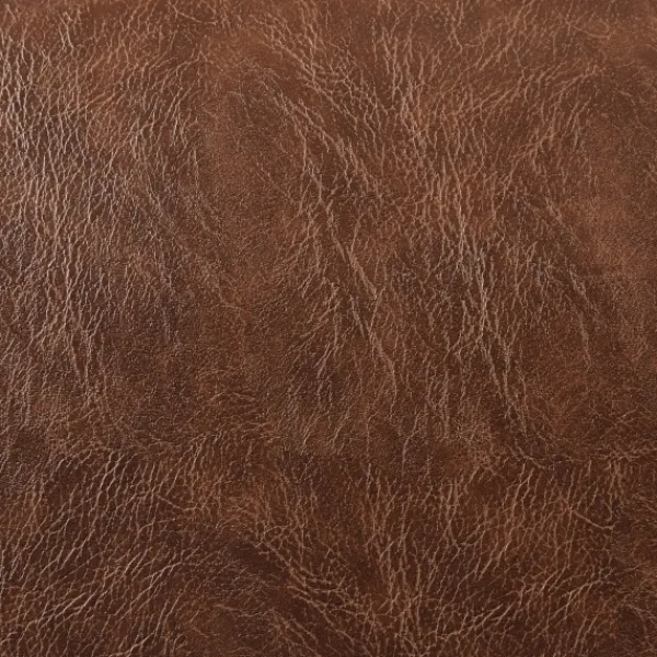 Accent Chairs-Kirkland's Home Faux Leather Sloped Arm Accent Chair Brown