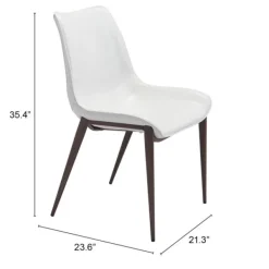 Dining Chairs-Kirkland's Home Faux Leather Stitch Dining Chairs, Set Of 2 White