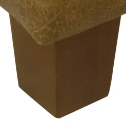 Benches & Ottomans-Kirkland's Home Faux Leather Tufted Storage Ottoman Brown