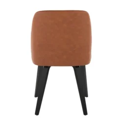 Dining Chairs-Kirkland's Home Faux Leather Wood Dining Chairs, Set Of 2 Brown